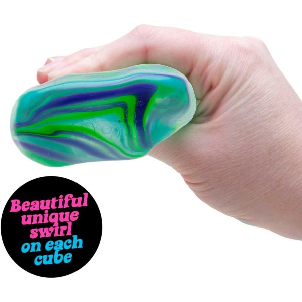 NeeDoh Nice Cube Swirl - Solid Squish - Assorted