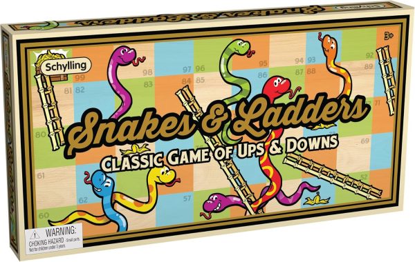 Schylling-Snakes & Ladder Game-(Age 3+)- (SLG)